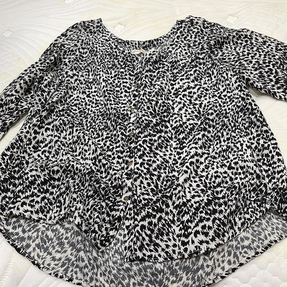 Leopard Blouse…no flaws! Only worn once! Rec’vd lots compliments..cleaning out - Picture 5 of 5
